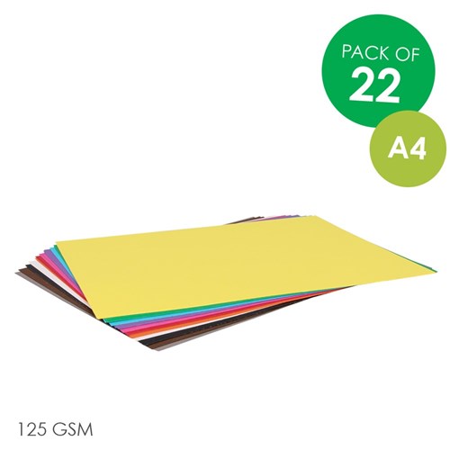 CleverPatch Cover Paper - Assorted - A4 - Pack of 22