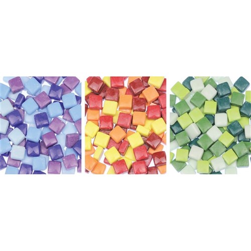 Glass Block Mosaics - 170g - Set of 3 Colour Assortments