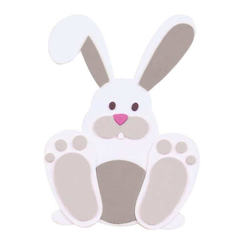 Foam Bunny CleverKit - Grey & White