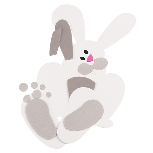 Foam Bunny CleverKit - Grey & White