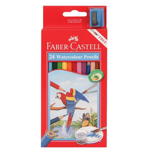 Faber-Castell Watercolour Pencils - Pack of 24