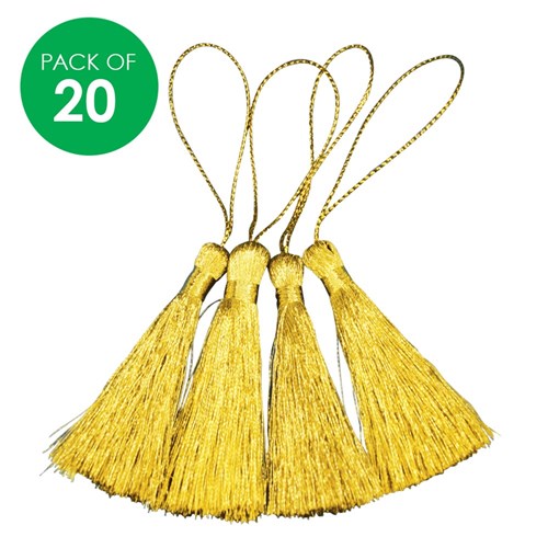 Tassels - Gold - Pack of 20
