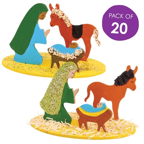 Wooden Nativity Dioramas CleverPack