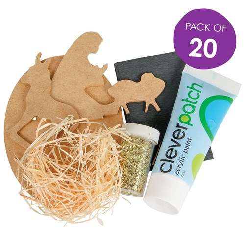 Wooden Nativity Dioramas CleverPack