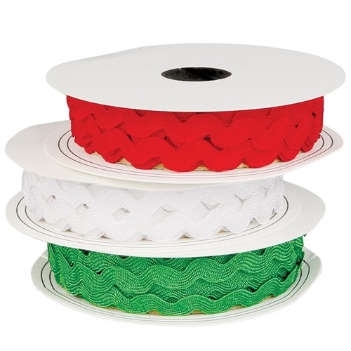 Christmas Ric Rac String - Pack of 3