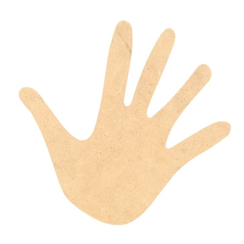 Indigenous Wooden Hand Shapes - Pack of 10