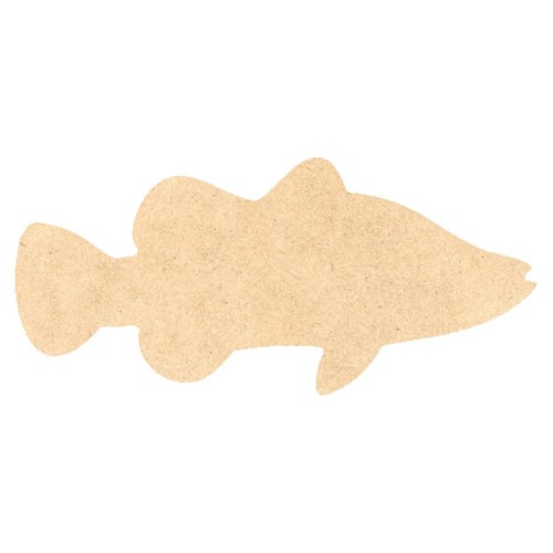 Indigenous Wooden Fish Shapes - Pack of 10