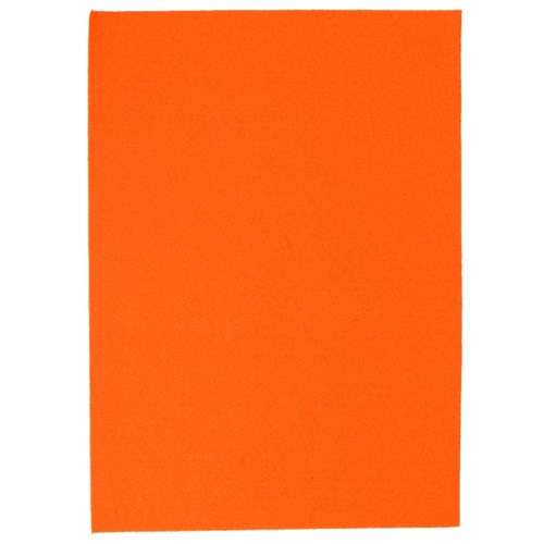 Felt Sheets - Orange - Pack of 10