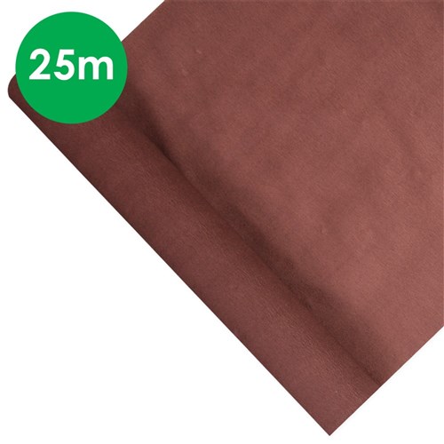 Crepe Paper Log - Brown - 25 Metres