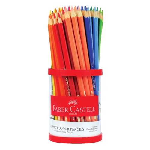 Faber-Castell Classic Colour Pencils - Pack of 72