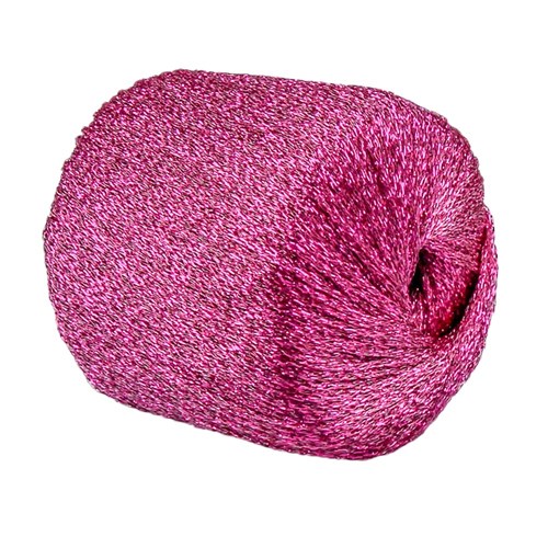 Metallic Yarn - Pink - 20g
