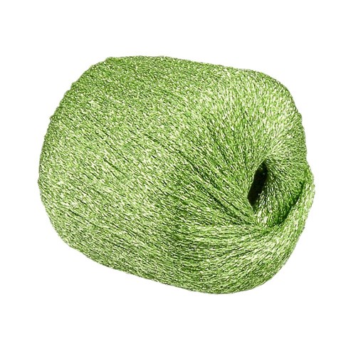 Metallic Yarn - Light Green - 20g