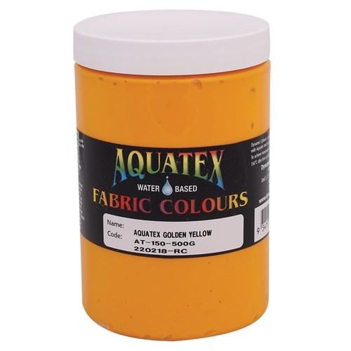 Aquatex Fabric Paint - Golden Yellow - 500g