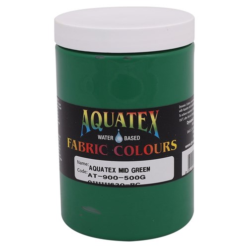 Aquatex Fabric Paint - Mid Green - 500g