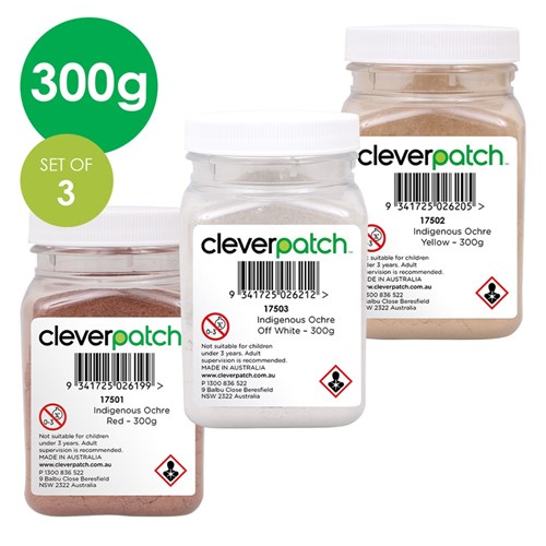 Indigenous Ochre - 300g - Set of 3 Colours