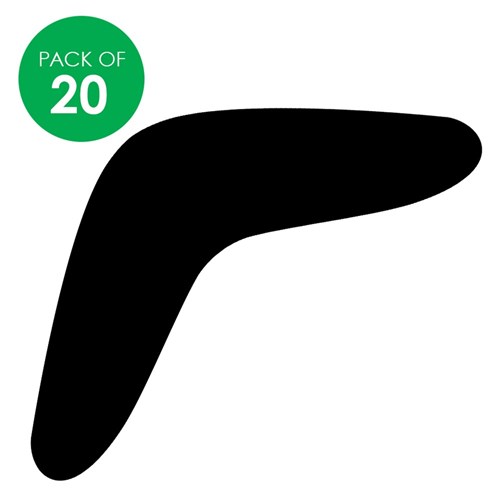 Scratch Board Boomerangs - Pack of 20