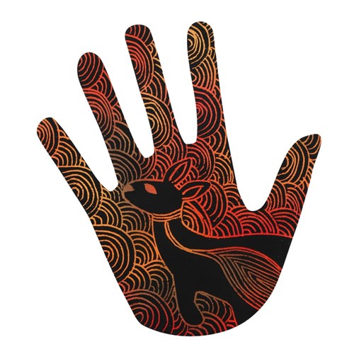 Scratch Board Hand Shapes - Pack of 20