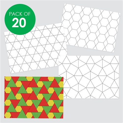 Tessellations Sand Art Sheets - Pack of 20