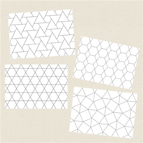 Tessellations Sand Art Sheets - Pack of 20