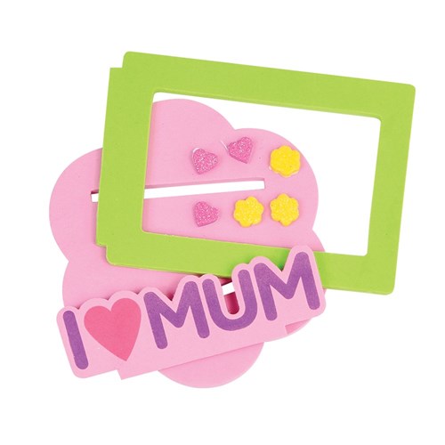 I Love Mum 3D Foam Frame CleverKit
