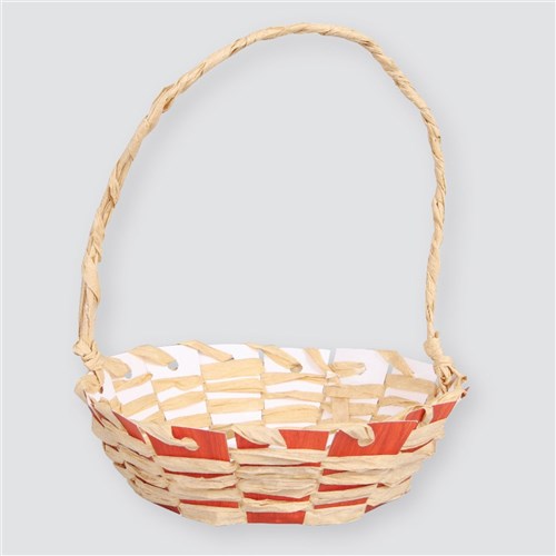 Cardboard Weaving Baskets - White - Pack of 20