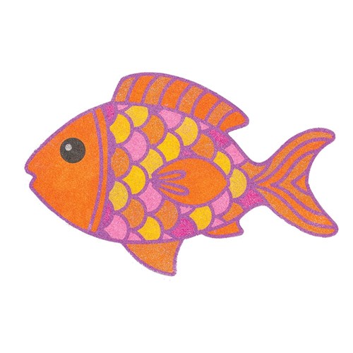 Giant Fish Sand Art Shapes - Pack of 20