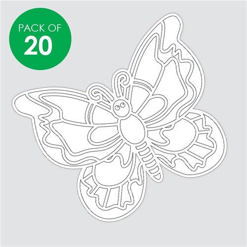 Giant Butterfly Sand Art Shapes - Pack of 20