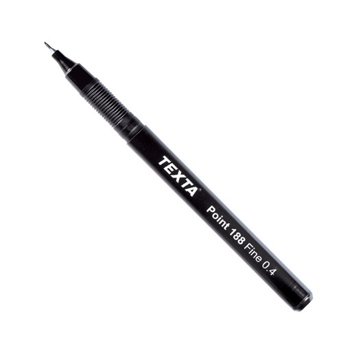 Texta 188 Fineliner Pen - Black