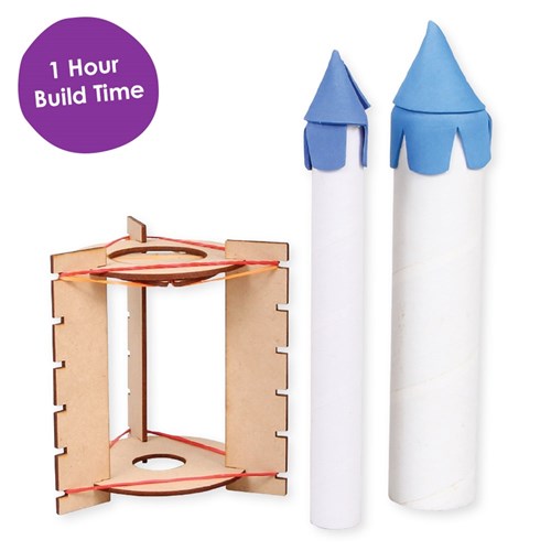 CleverPatch Cardboard Flying Rocket