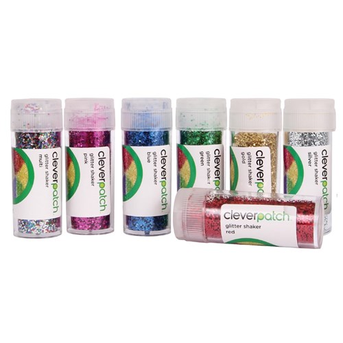 CleverPatch Glitter Shakers - 9g - Set of 7 Colours