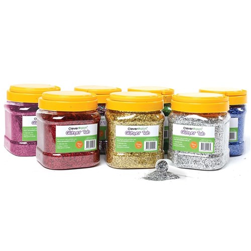 CleverPatch Coarse Glitter - 1kg Tub - Set of 7 Colours