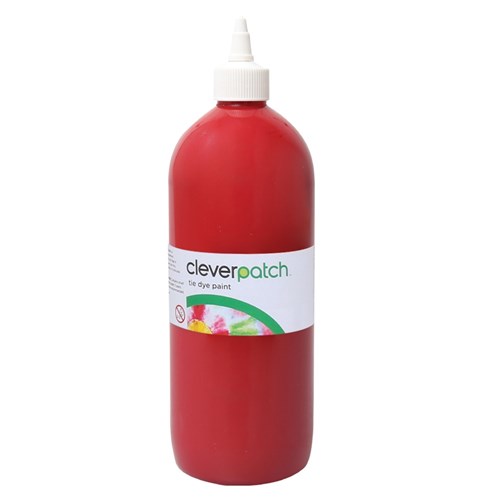 CleverPatch Tie Dye Paint - Mid Red - 1 Litre