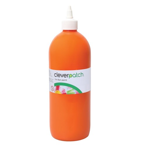 CleverPatch Tie Dye Paint - Orange - 1 Litre