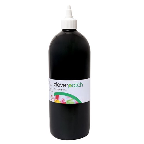 CleverPatch Tie Dye Paint - Black - 1 Litre