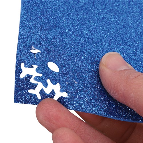 Foam Glitter Snowflake Stickers - Pack of 120