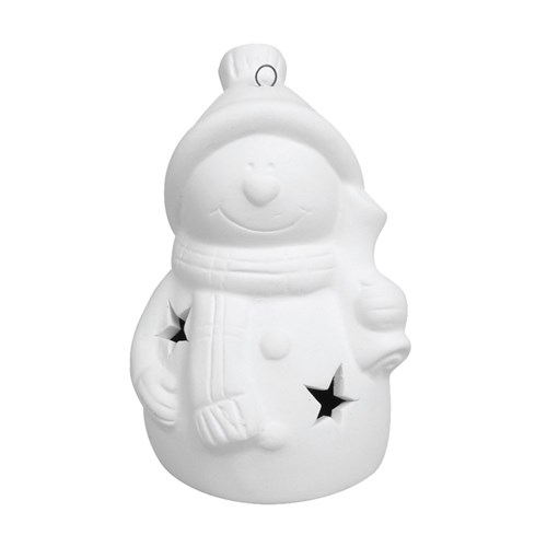 Ceramic Snowman - Each