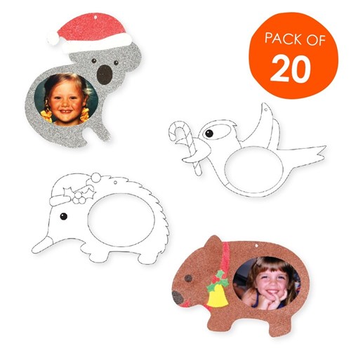 Christmas Australian Animal Sand Art Frames - Pack of 20