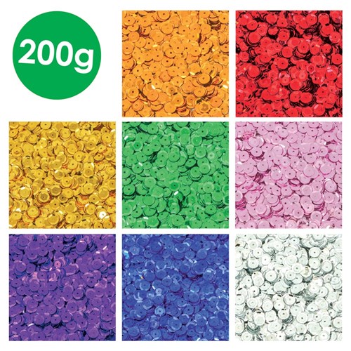 Cup Sequins Bumper Pack - 200g Pack