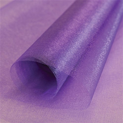 Organza Roll - Purple - 10 Metres