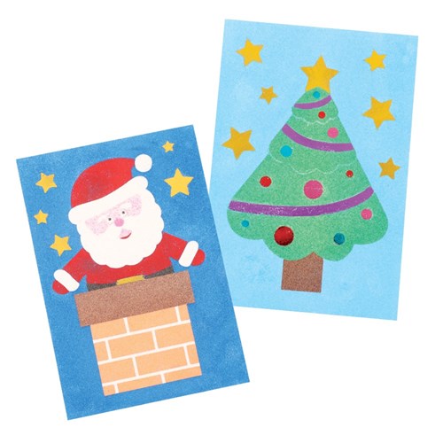 Christmas Sand Art Sheets - Pack of 20