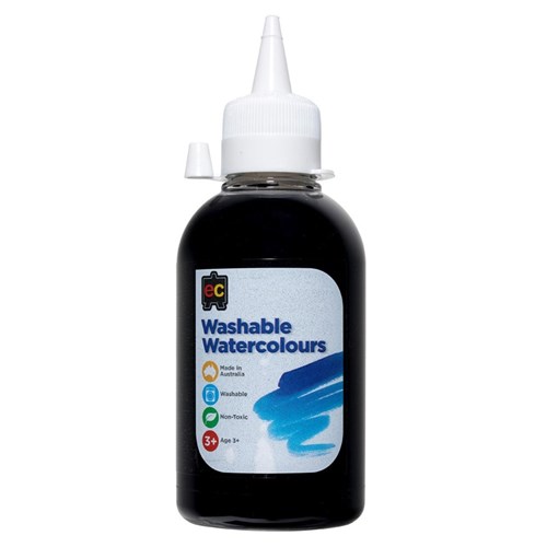 EC Liquid Watercolour - Black - 250ml