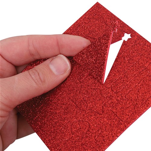 Foam Glitter Christmas Stickers - Pack of 112