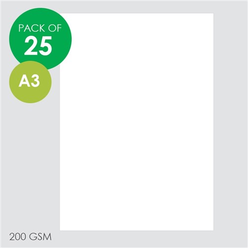 Quill Multiboard - White - A3 - Pack of 25