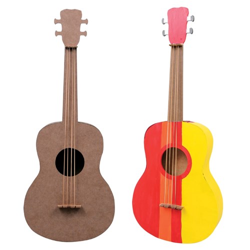 3D Wooden Guitar