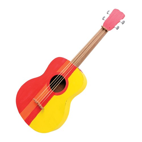 3D Wooden Guitar