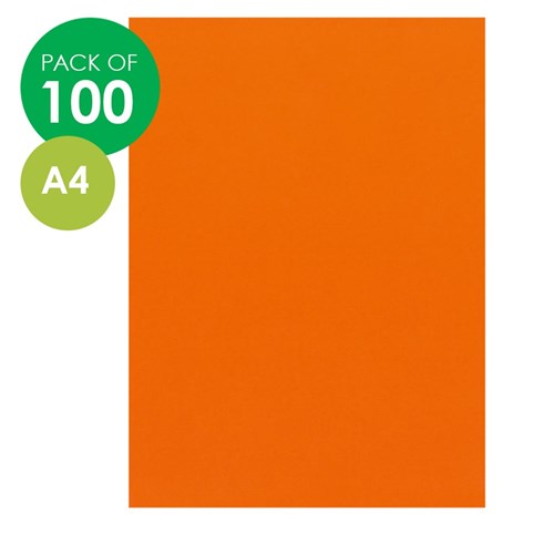 CleverPatch Cover Paper - A4 - Orange - Pack of 100