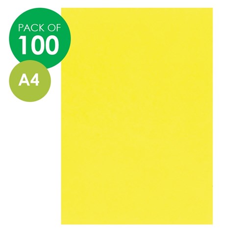 CleverPatch Cover Paper - A4 - Yellow - Pack of 100