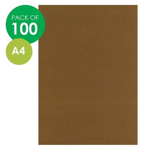 CleverPatch Cover Paper - A4 - Brown - Pack of 100