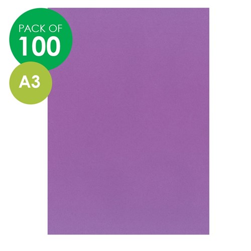 CleverPatch Cover Paper - A3 - Purple - Pack of 100
