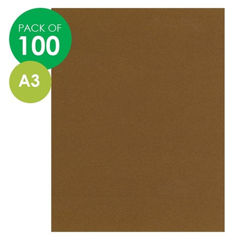 CleverPatch Cover Paper - A3 - Brown - Pack of 100